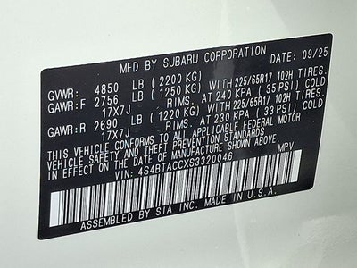 2025 Subaru Outback Premium