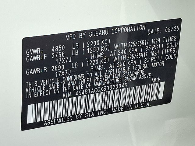 2025 Subaru Outback Premium