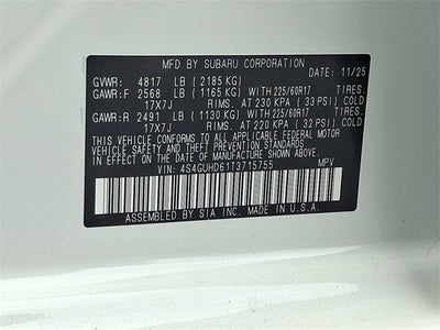 2026 Subaru Crosstrek Premium