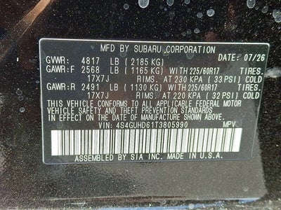2026 Subaru Crosstrek Premium