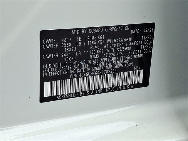 2025 Subaru Crosstrek Sport