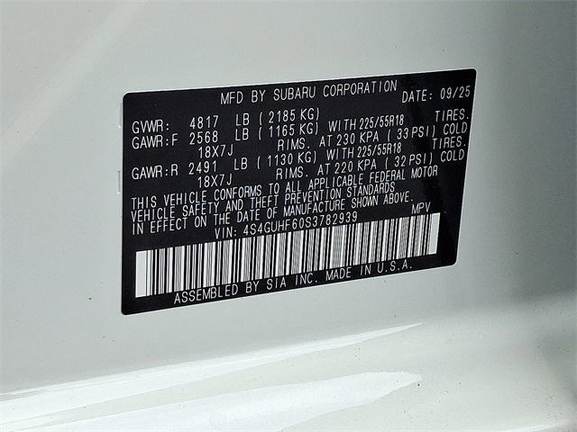 2025 Subaru Crosstrek Sport