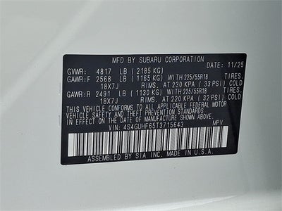 2026 Subaru Crosstrek Sport