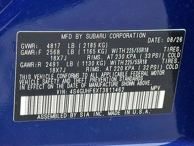 2026 Subaru Crosstrek Sport