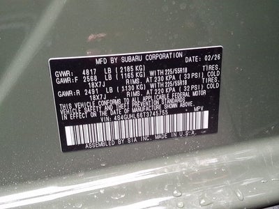 2026 Subaru Crosstrek Limited