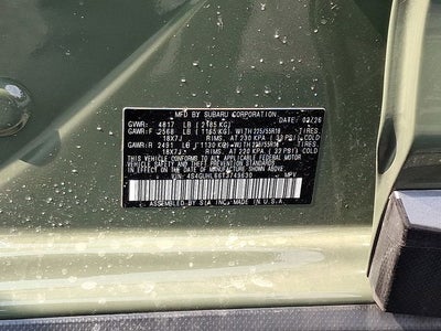 2026 Subaru Crosstrek Limited