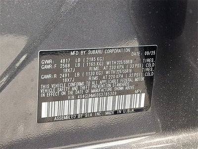 2025 Subaru Crosstrek Limited