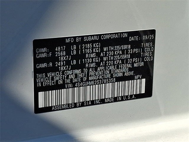 2025 Subaru Crosstrek Limited