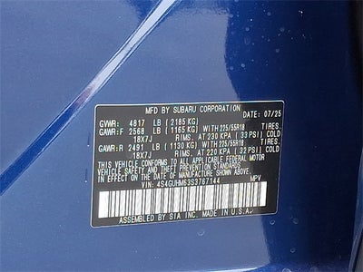 2025 Subaru Crosstrek Limited