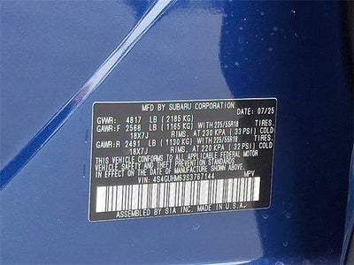 2025 Subaru Crosstrek Limited