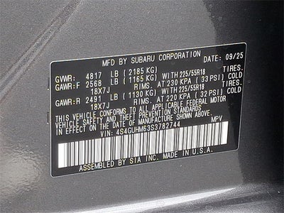 2025 Subaru Crosstrek Limited