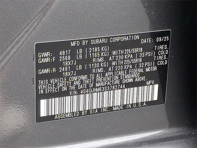 2025 Subaru Crosstrek Limited