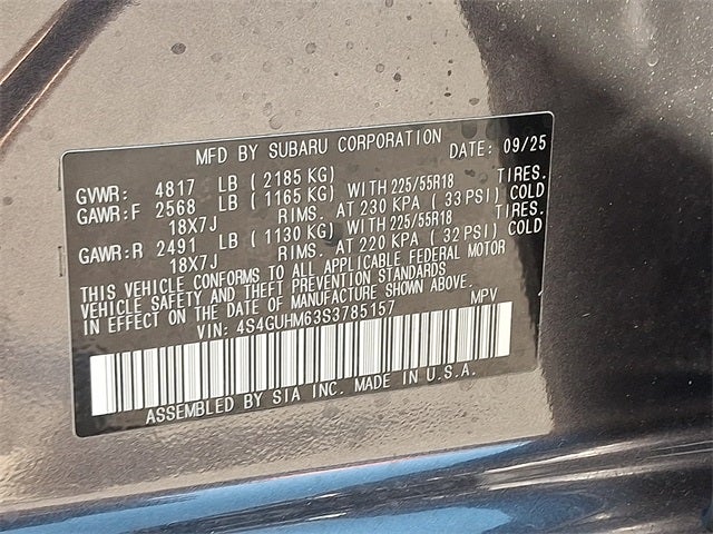 2025 Subaru Crosstrek Limited