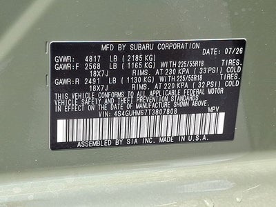 2026 Subaru Crosstrek Limited