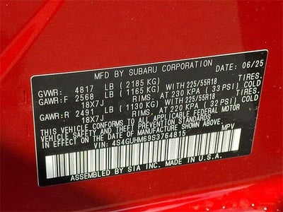 2025 Subaru Crosstrek Limited