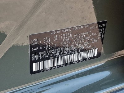 2026 Subaru Crosstrek Wilderness