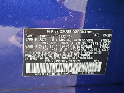 2026 Subaru Forester Sport Onyx Edition