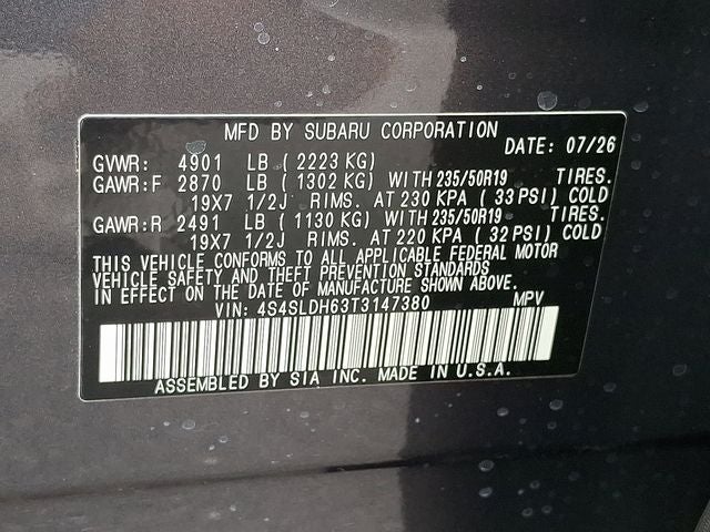 2026 Subaru Forester Sport Onyx Edition