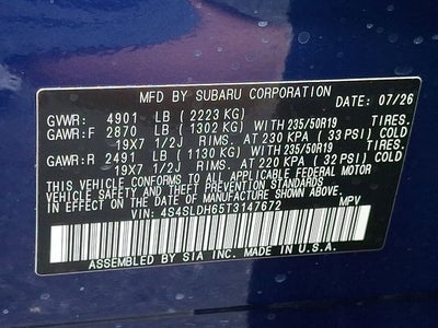 2026 Subaru Forester Sport