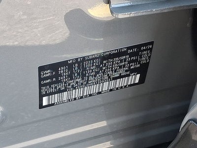2026 Subaru Forester Sport Onyx Edition