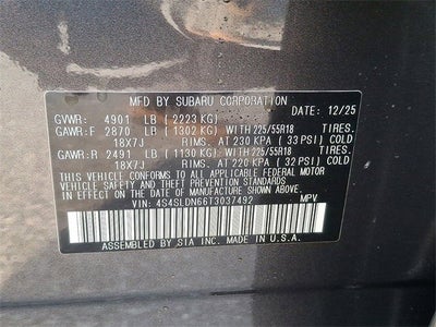 2026 Subaru Forester Limited