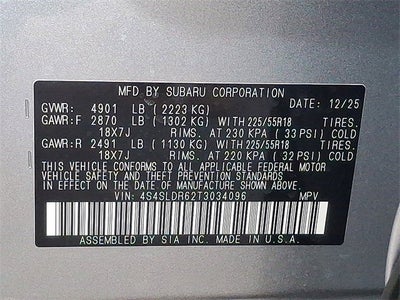 2026 Subaru Forester Limited