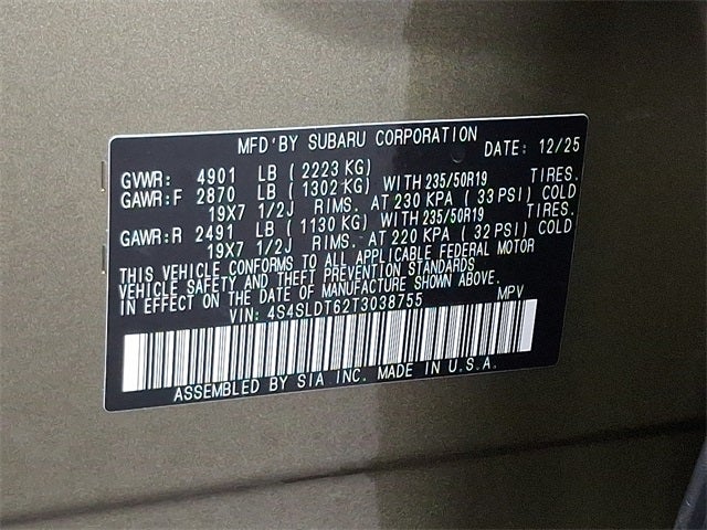 2026 Subaru Forester Touring