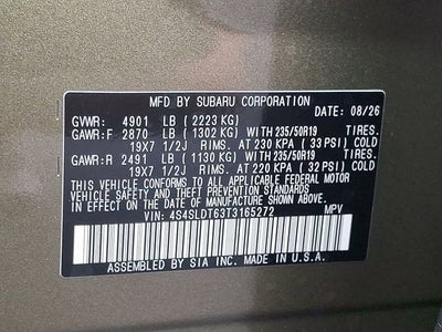 2026 Subaru Forester Touring