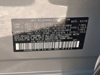 2026 Subaru Forester Touring