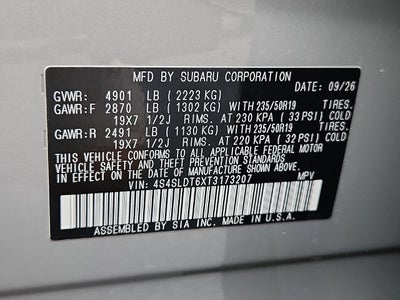 2026 Subaru Forester Touring