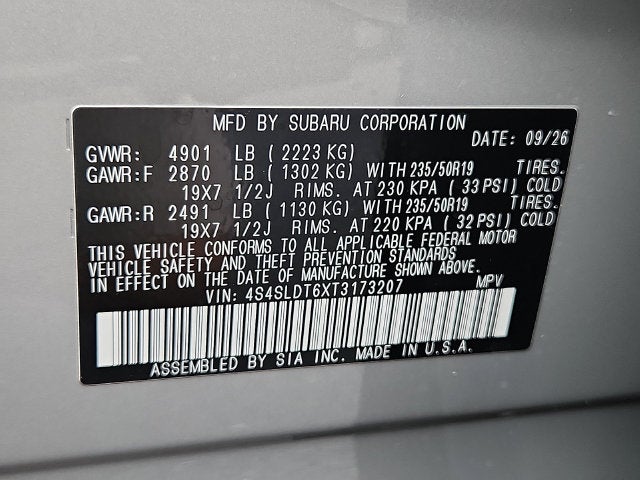 2026 Subaru Forester Touring