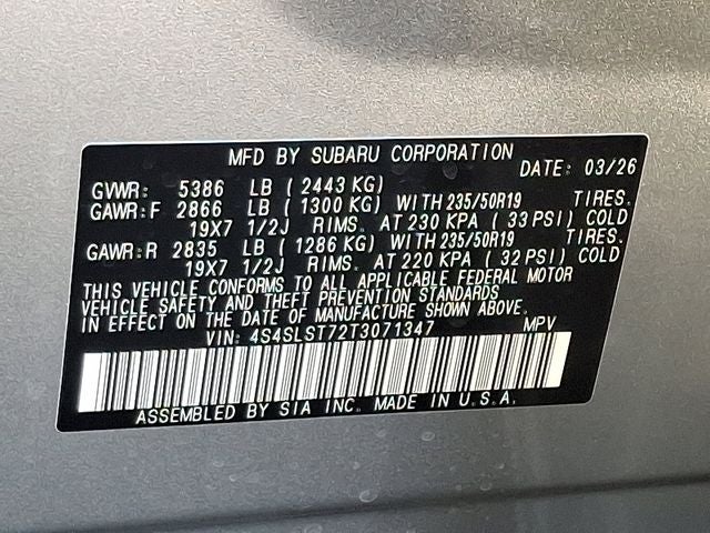 2026 Subaru Forester Touring Hybrid