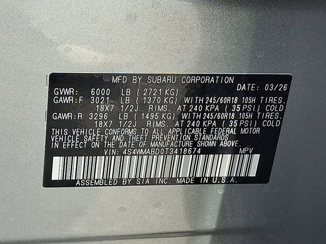 2026 Subaru Ascent Premium 7-Passenger