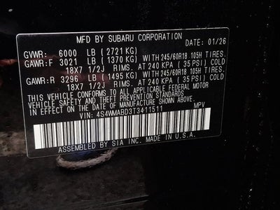 2026 Subaru Ascent Premium 7-Passenger