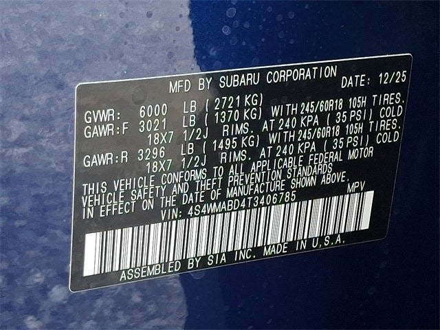 2026 Subaru Ascent Premium 7-Passenger