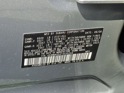 2026 Subaru Ascent Limited 7-Passenger