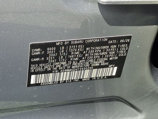 2026 Subaru Ascent Limited 7-Passenger