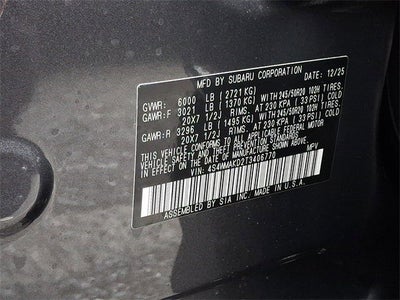 2026 Subaru Ascent Touring 7-Passenger