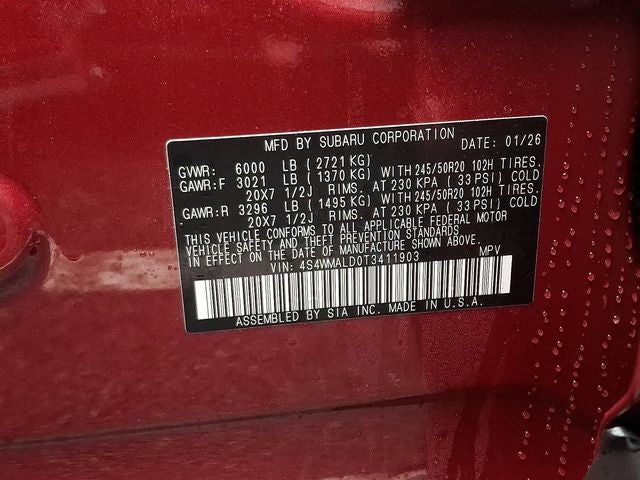 2026 Subaru Ascent Onyx Edition Touring 7-Passenger