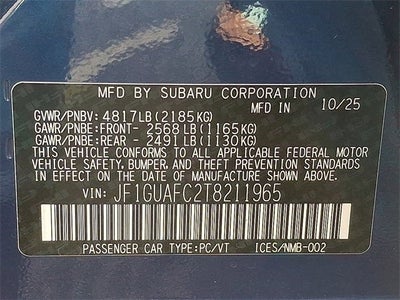 2026 Subaru Impreza Sport