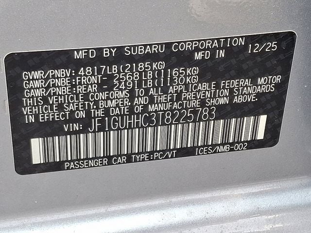 2026 Subaru Impreza RS