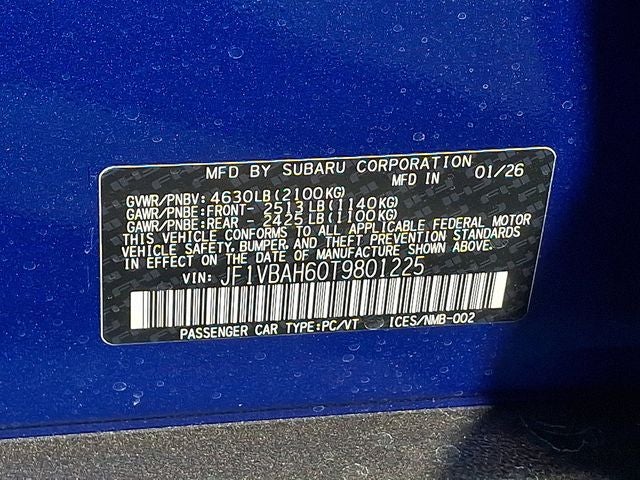 2026 Subaru WRX Premium