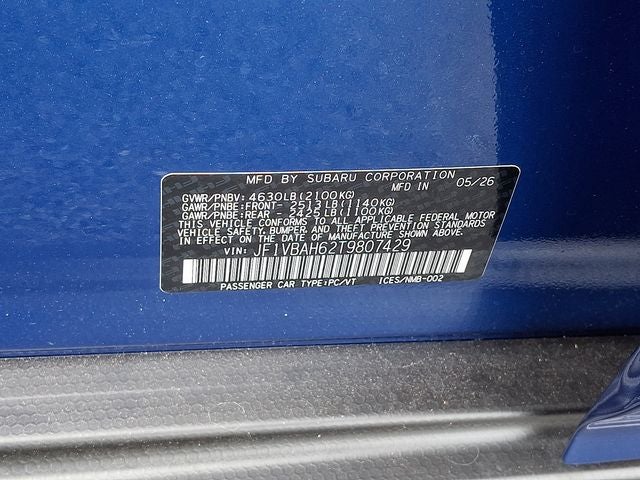 2026 Subaru WRX Base