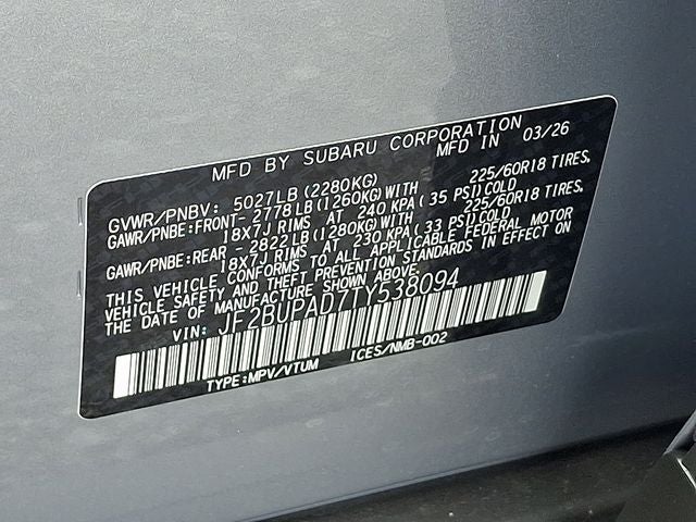 2026 Subaru Outback Premium