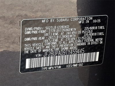 2026 Subaru Outback Premium