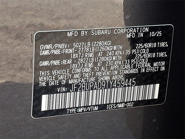 2026 Subaru Outback Premium