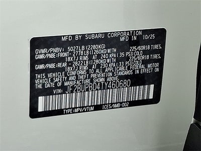 2026 Subaru Outback Premium