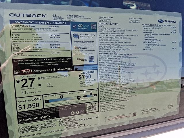 2026 Subaru Outback Premium