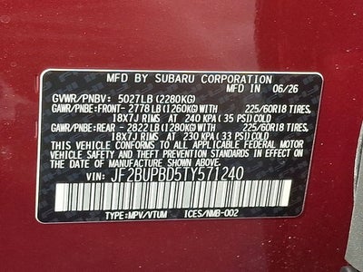 2026 Subaru Outback Premium