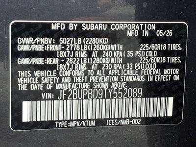 2026 Subaru Outback Premium